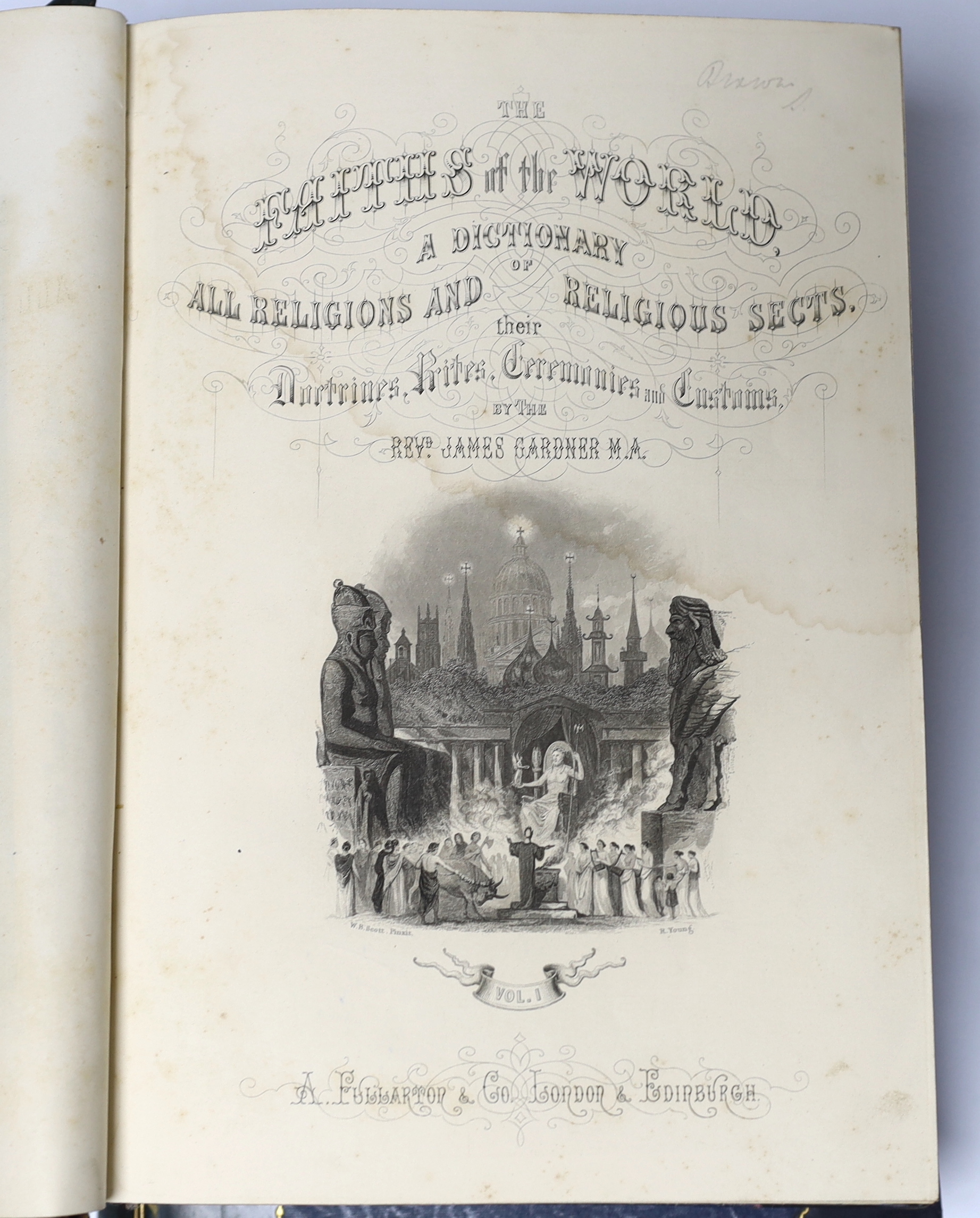 Josephus, Flavius - The Complete Works of ....comprising the Antiquities of the Jews, a History of the Jewish Wars....Translated by William Whiston....With a sequel continued to the present time. engraved pictorial and p